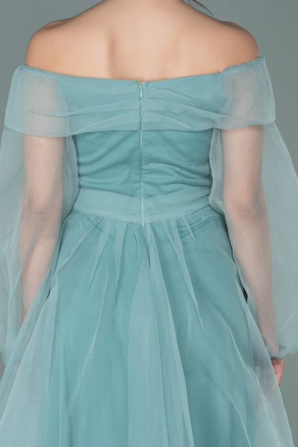 Mint Long Engagement Dress ABU1468