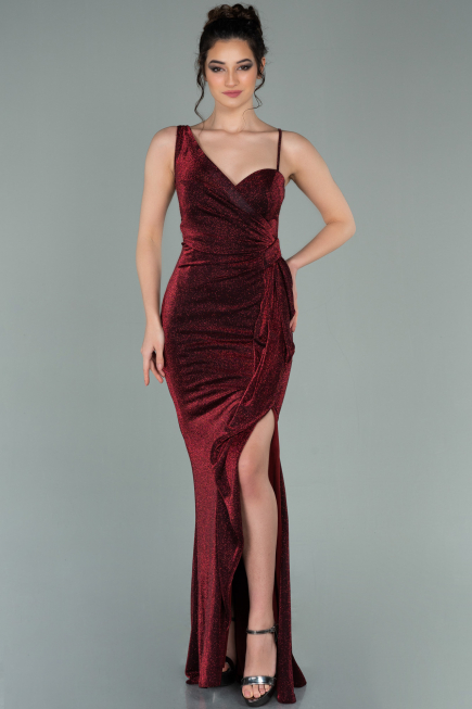 Long Burgundy Evening Dress ABU2227