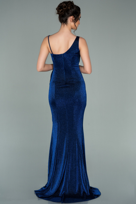 Long Sax Blue Evening Dress ABU2227