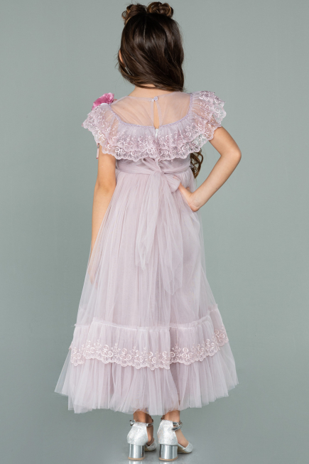 Long Lavender Girl Dress ABU2153