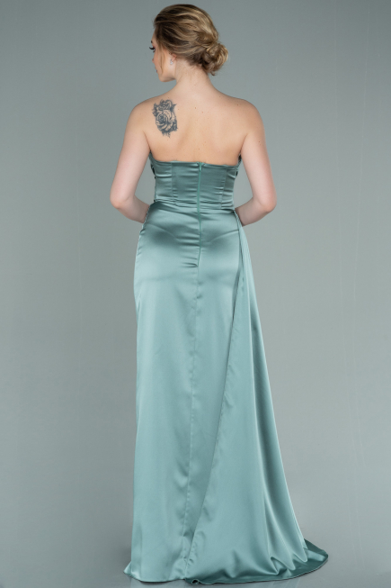 Turquoise Mermaid Evening Dress ABU361