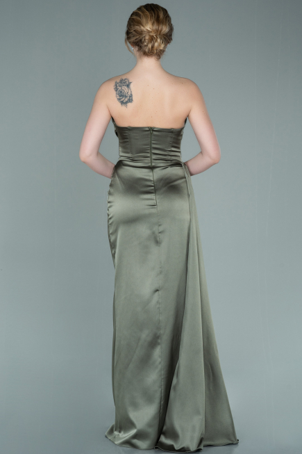 Oil Green Mermaid Evening Dress ABU361