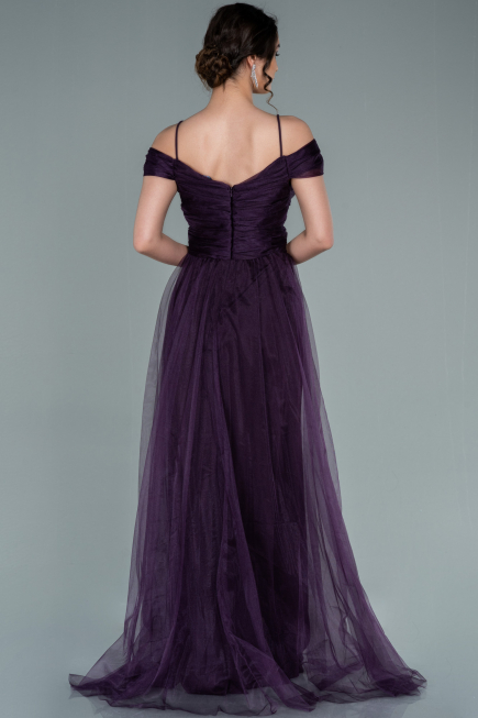Long Purple Evening Dress ABU2336