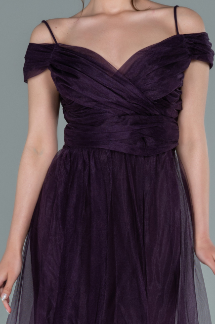 Long Purple Evening Dress ABU2336