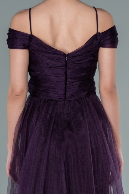 Long Purple Evening Dress ABU2336