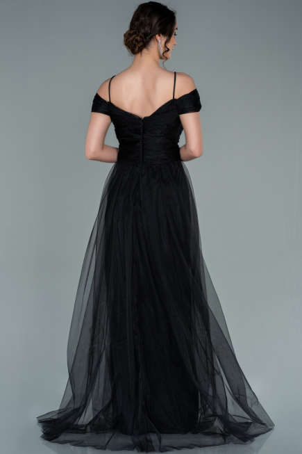 Long Black Evening Dress ABU2336