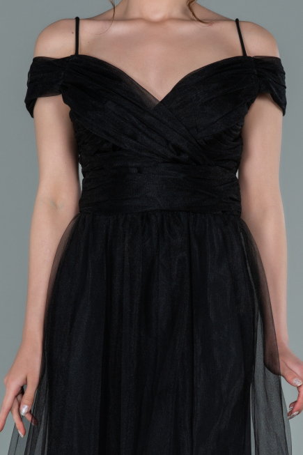 Long Black Evening Dress ABU2336