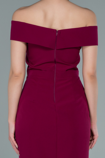 Midi Plum Invitation Dress ABK1393