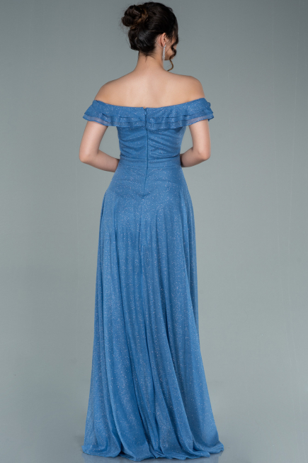 Long Indigo Evening Dress ABU2351