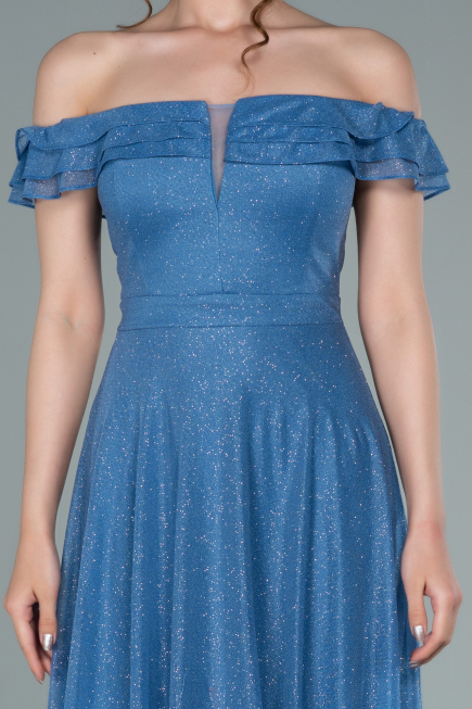 Long Indigo Evening Dress ABU2351