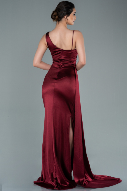 Long Burgundy Prom Gown ABU2373