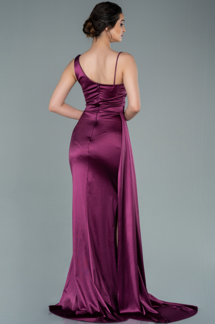 Long Plum Prom Gown ABU2373