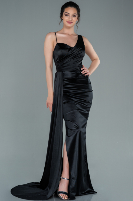 Long Black Prom Gown ABU2373