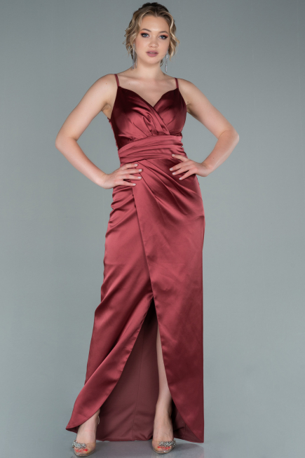 Red Long Engagement Dress ABU564