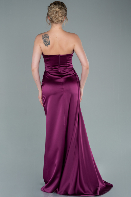 Plum Mermaid Evening Dress ABU370