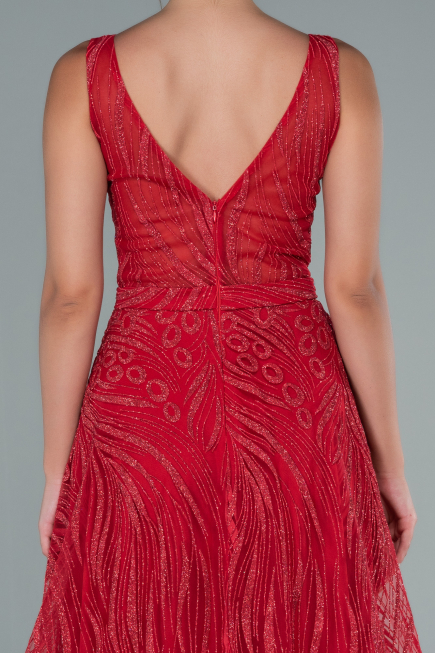 Red Long Evening Dress ABU2418