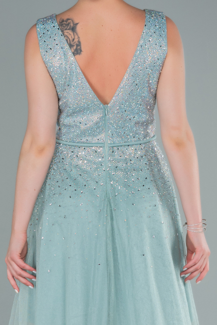 Short Turquoise Invitation Dress ABK1451