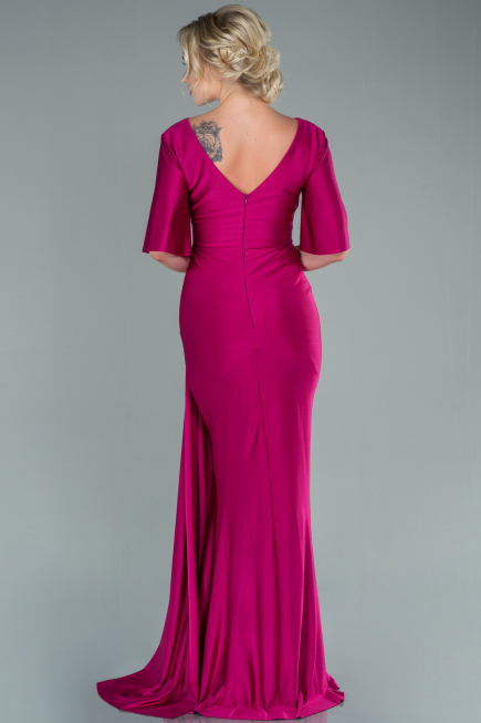 Long Fuchsia Evening Dress ABU2443