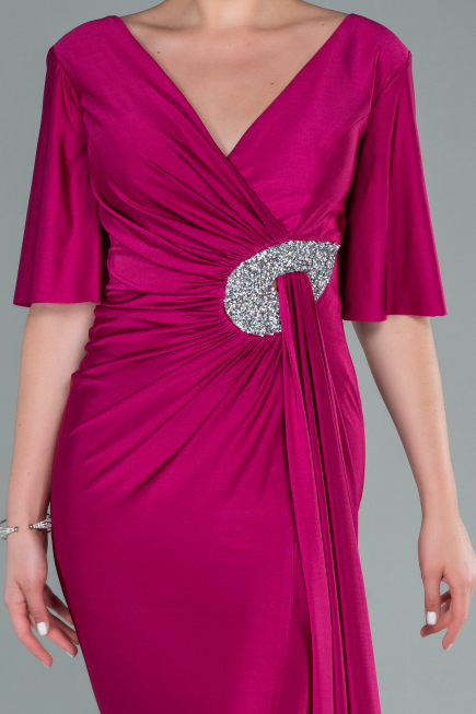Long Fuchsia Evening Dress ABU2443