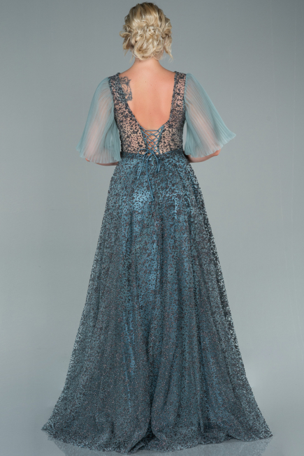 Long Turquoise Evening Dress ABU2472