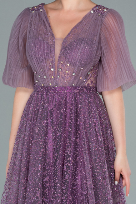Long Lavender Evening Dress ABU2472