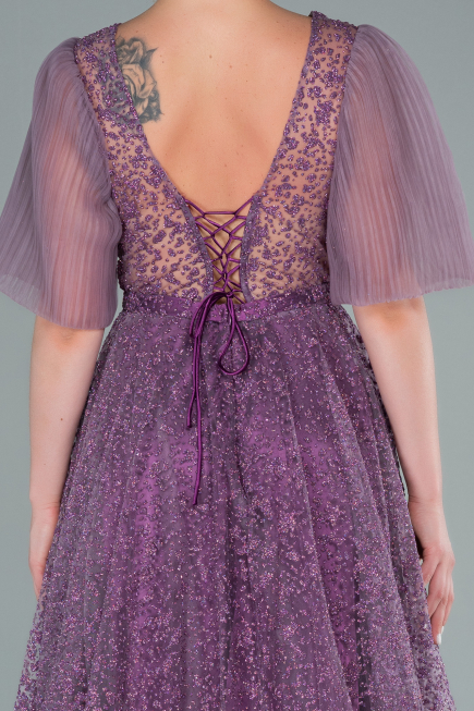 Long Lavender Evening Dress ABU2472