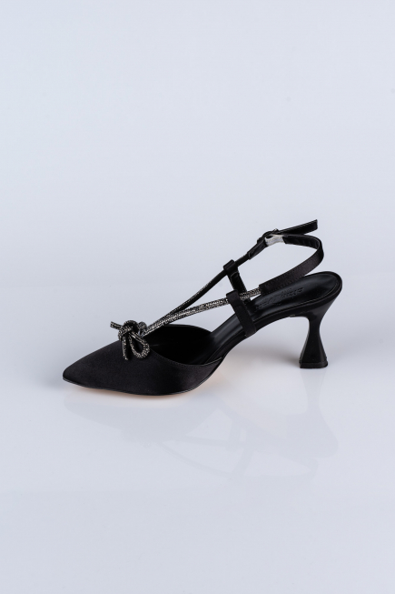 Fuchsia Satin Evening Shoe AB1084