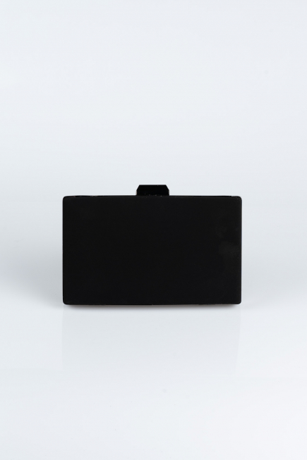 Black Suede Night Bag SH801