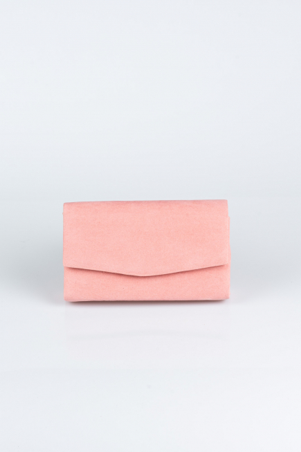 Rose Colored Suede Night Bag SH806