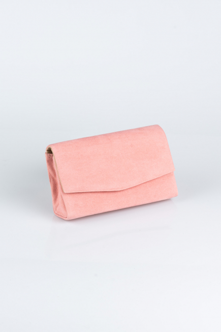 Rose Colored Suede Night Bag SH806