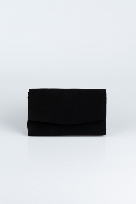 Black Suede Night Bag SH806