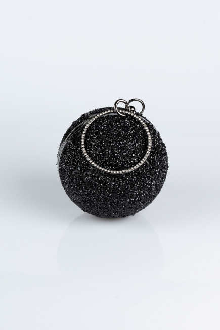 Black Scaly Evening Bag SH803