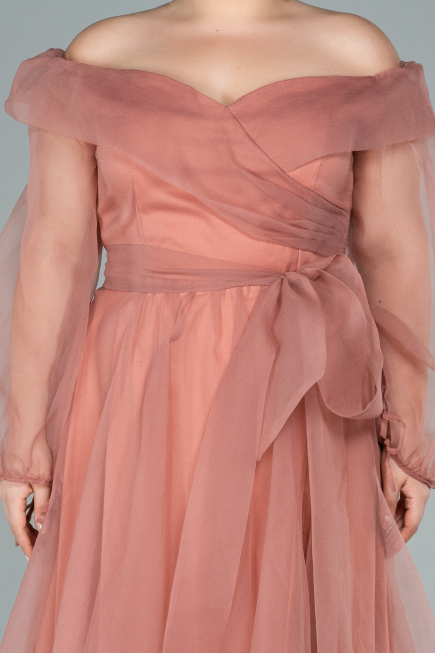 Onion Skin Long Oversized Evening Dress ABU1535