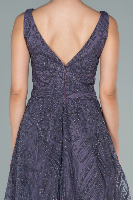 Long Amethyst Evening Dress ABU2418