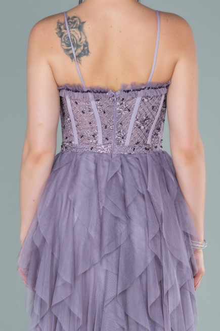 Long Lavender Evening Dress ABU2552