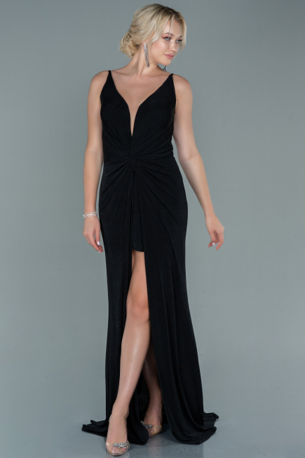 Long Black Evening Dress ABU2496