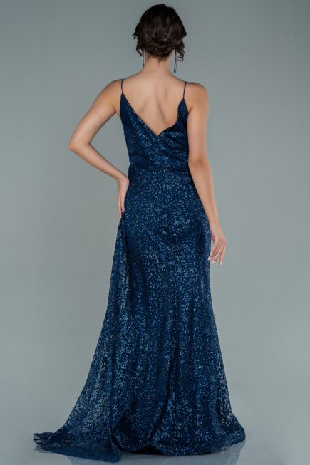 Long Navy Blue Evening Dress ABU2587