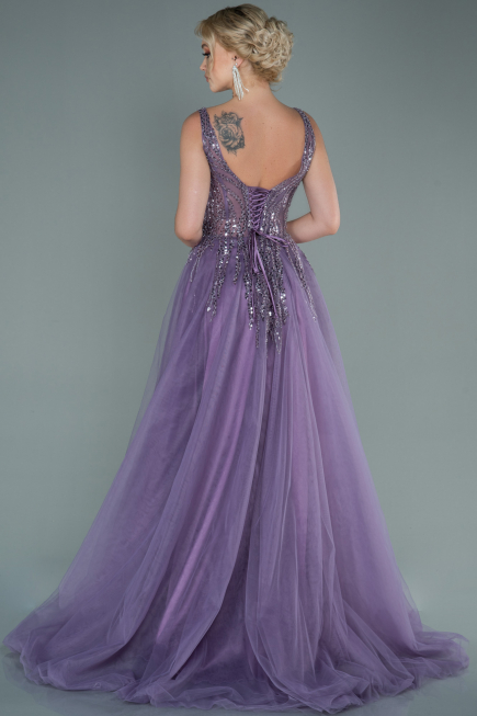 Long Lavender Haute Couture ABU2629