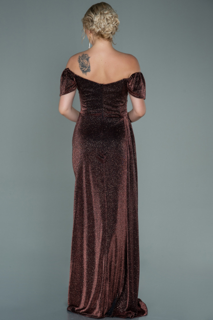 Long Copper Evening Dress ABU2657
