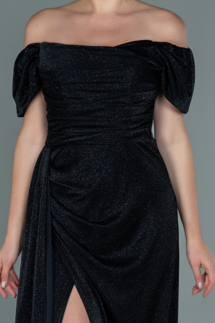 Long Black Evening Dress ABU2657