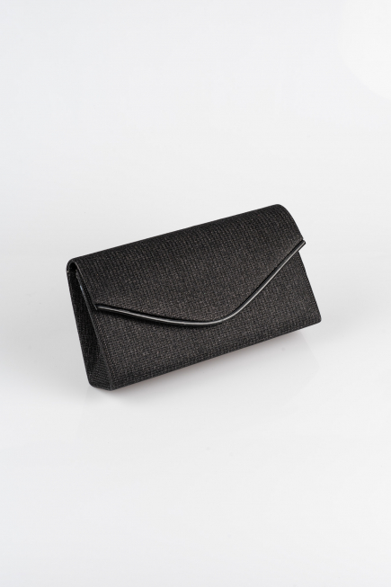 Black Silvery Envelope Bag SH810