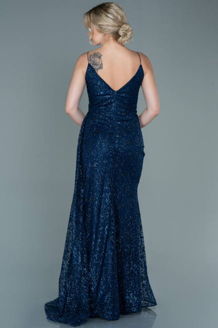 Long Navy Blue Evening Dress ABU2587