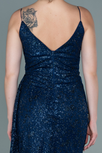 Long Navy Blue Evening Dress ABU2587