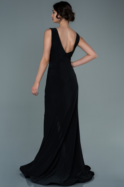 Long Black Evening Dress ABU2702
