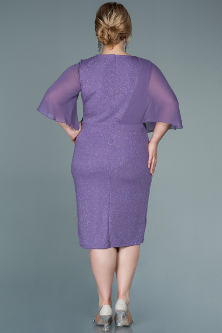 Midi Lila Plus Size Evening Dress ABK1567