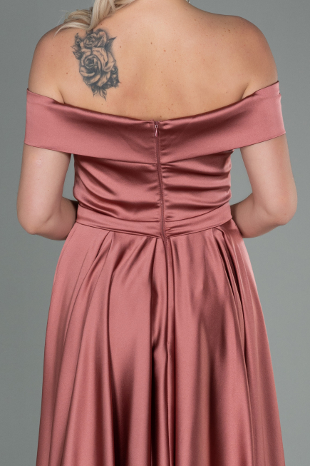 Long Onion Skin Satin Evening Dress ABU2750