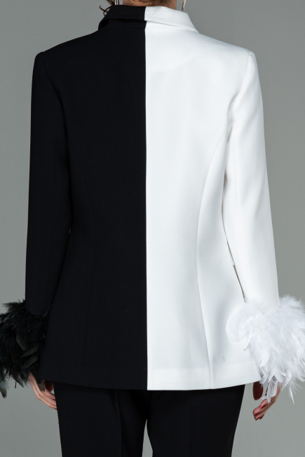 White-Black Night Dress SN334