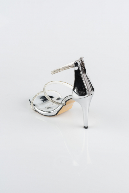 Silver Mirror Evening Shoe ABA8001