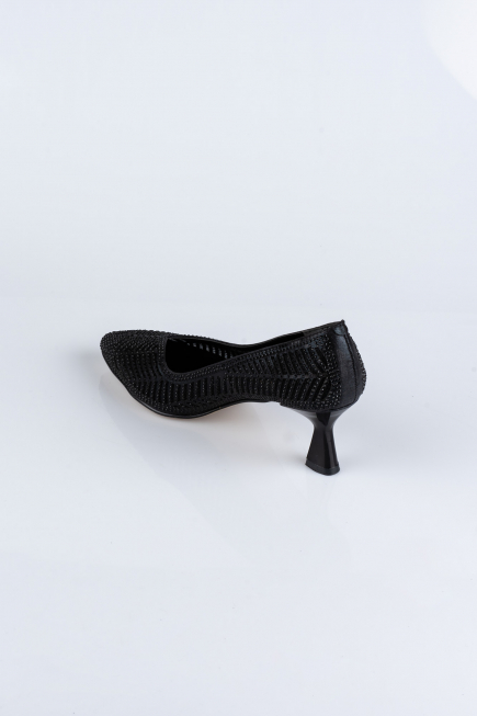 Black Stony Evening Shoe MJ5152