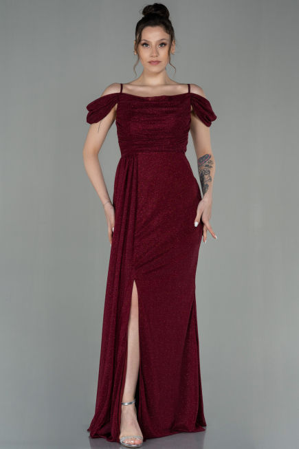 Long Burgundy Evening Dress ABU2835